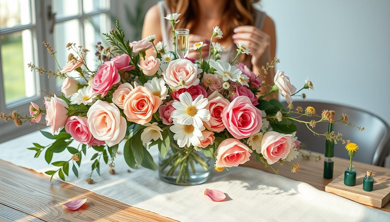 Seasonal flower arrangements